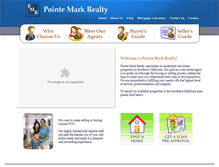 Tablet Screenshot of pointemarkrealty.com